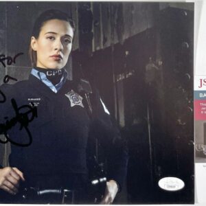 Marina Squerciati Signed Chicago P.D. Kim Burgess 8x10 Photo B Autograph JSA COA