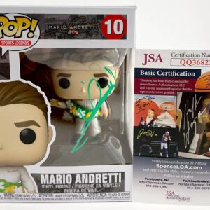 Mario Andretti Signed Funko POP! Vinyl Autograph NASCAR Indy Car Racing JSA COA