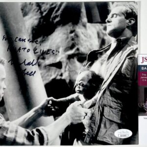 Marshall Bell Signed Total Recall B&W 8x10 Photo Autograph Kuato JSA COA