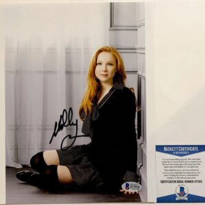 Molly Quinn Signed 8x10 Photo Autograph Supergirl Superman: Unbound JSA COA