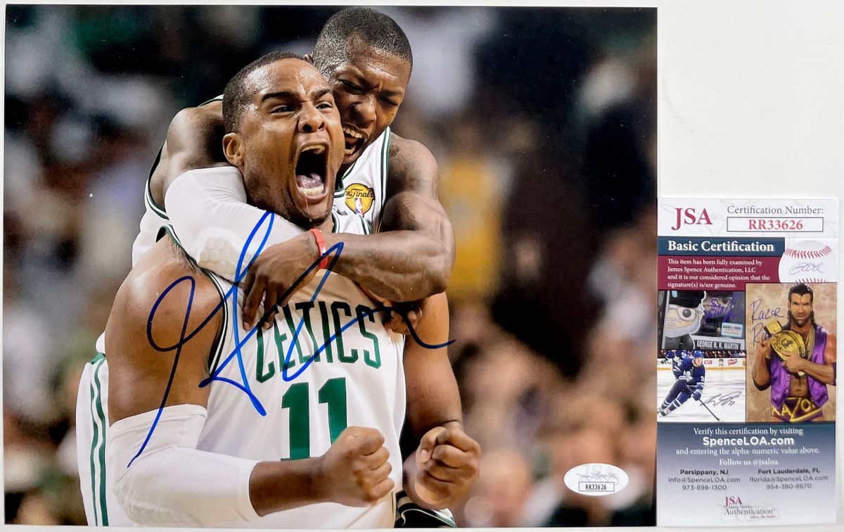 NBA Glen Davis Signed Boston Celtics 8x10 Photo B Autograph Big Baby JSA COA