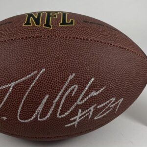 NFL Tariq Woolen Seattle Seahawks CB Signed Wilson Official Football JSA COA