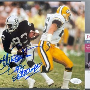 NFL Willie Gault Signed Los Angeles Raiders 8x10 Photo B Autograph JSA COA