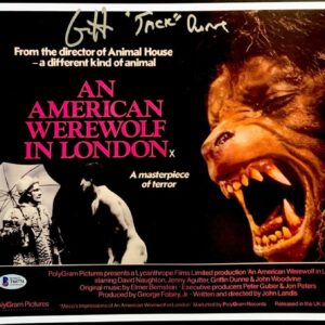 Naughton & Dunne Signed An American Werewolf In London 11x17 Poster BAS COA