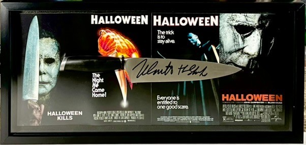 Nick Castle Signed Halloween Kitchen Knife Framed Shadow Box Display JSA COA