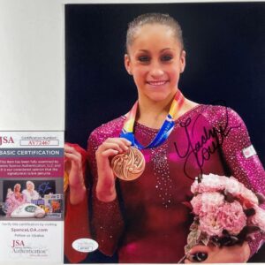 Olympic Gold Medal Gymnast Jordyn Wieber Signed 8x10 Photo D Autograph JSA COA