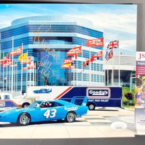 Richard Petty Signed Disney Pixar Cars The King 8x10 Photo C Autograph JSA COA