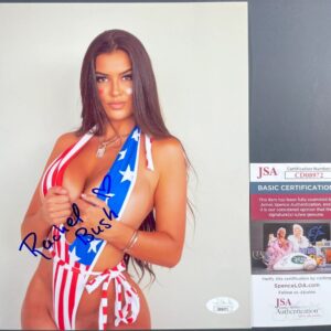 Sexy Model Rachel Bush Signed 8x10 Photo E Authentic Autograph FAU JSA COA