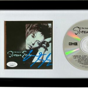 Sheena Easton Signed The Best Of CD Booklet Framed Display Autograph JSA COA