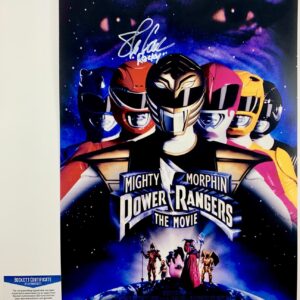 Steve Cardenas Signed Mighty Morphin Power Ranger 11x17 Movie Poster BAS COA