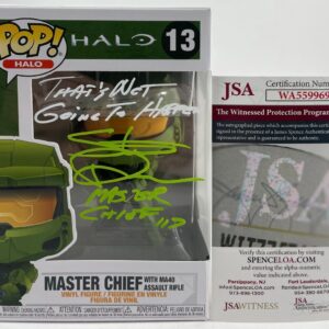 Steve Downes Signed HALO Master Chief Funko POP! #13 H Autograph JSA COA