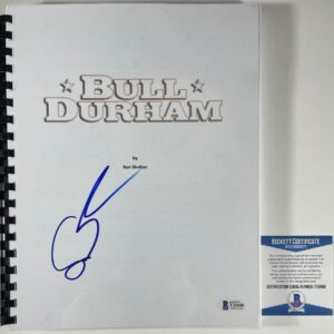 Susan Sarandon Signed Bull Durham Complete Movie Script Autograph BAS COA