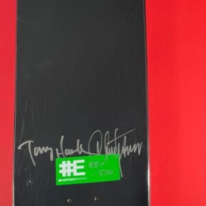 Tony Hawk & Christian Hosoi Signed Black Hawsoi Skateboard Deck #'d/500 JSA COA