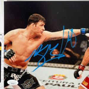UFC Fighters Vitor Belfort & Michael Bisping Signed 8x10 Photo Autograph JSA COA