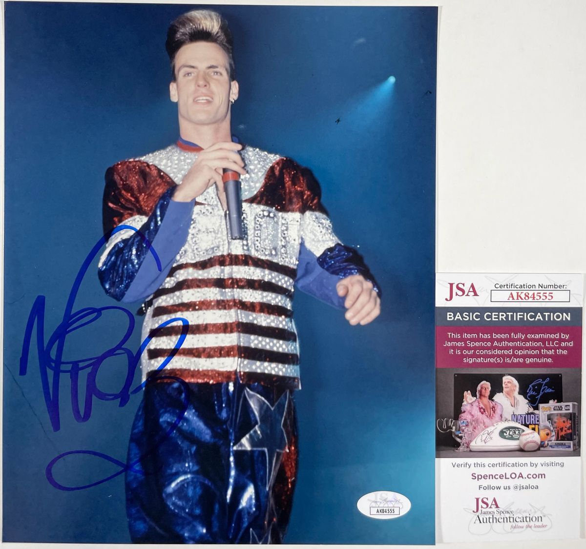 Vanilla Ice Signed 8x10 Photo B Autograph Hip Hop Rap Artist TMNT JSA COA
