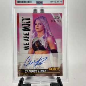WWE 2021 Topps We Are NXT Candice LeRae Autograph #'d Card Signed PSA DNA