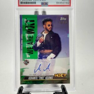 WWE Ashante Thee Adonis 2021 Topps We Are NXT Autograph #'d Card Signed PSA DNA