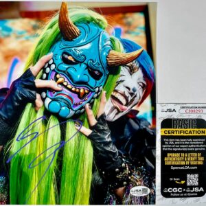 WWE Asuka Signed WrestleMania 8x10 Photo Autograph Empress Of Tomorrow JSA COA