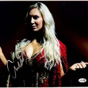 WWE Charlotte Flair Signed 11x14 Photo Authentic Autograph WrestleMania JSA COA