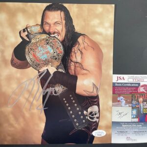 WWE ECW Rhyno Signed 8x10 Photo B Autograph IMPACT Wrestling Rhino JSA COA
