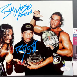 WWE ECW Rob Van Dam & Bill Alfonso Signed 8x10 Photo B Autograph JSA COA