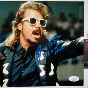 WWE Mouth Of The South Jimmy Hart Signed 8x10 Photo A Autograph JSA COA