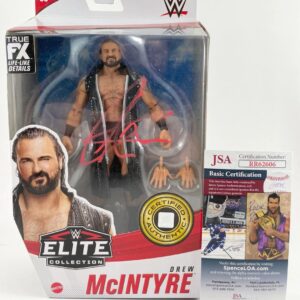 WWE NXT Drew McIntyre Signed Mattel Elite 83 Wrestling Figure Autograph JSA COA