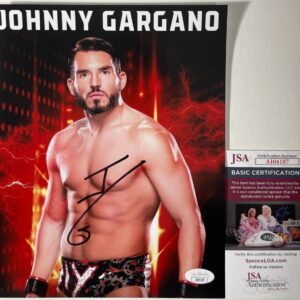 WWE NXT Johnny Gargano Signed 8x10 Photo F Autograph TakeOver JSA COA