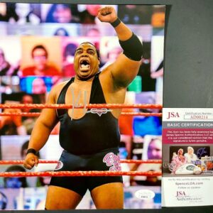 WWE NXT Keith Lee Signed 8x10 Photo B Autograph WrestleMania AEW JSA COA