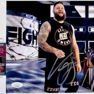 WWE NXT Kevin Owens Signed 8x10 Photo J Autograph WrestleMania JSA COA