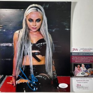 WWE NXT Liv Morgan Signed 8x10 Photo CE Autograph WrestleMania JSA COA