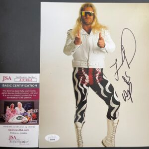 WWE NXT Michael P.S. Hayes Signed 8x10 Photo B Autograph Freebirds JSA COA