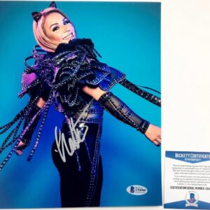 WWE NXT Natalya Neidhart Signed 8x10 Photo W Autograph WrestleMania BAS COA