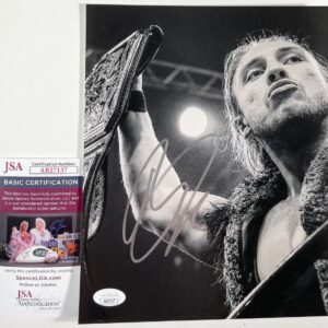 WWE NXT Pete Dunne Signed B&W 8x10 Photo B Autograph Butch JSA COA