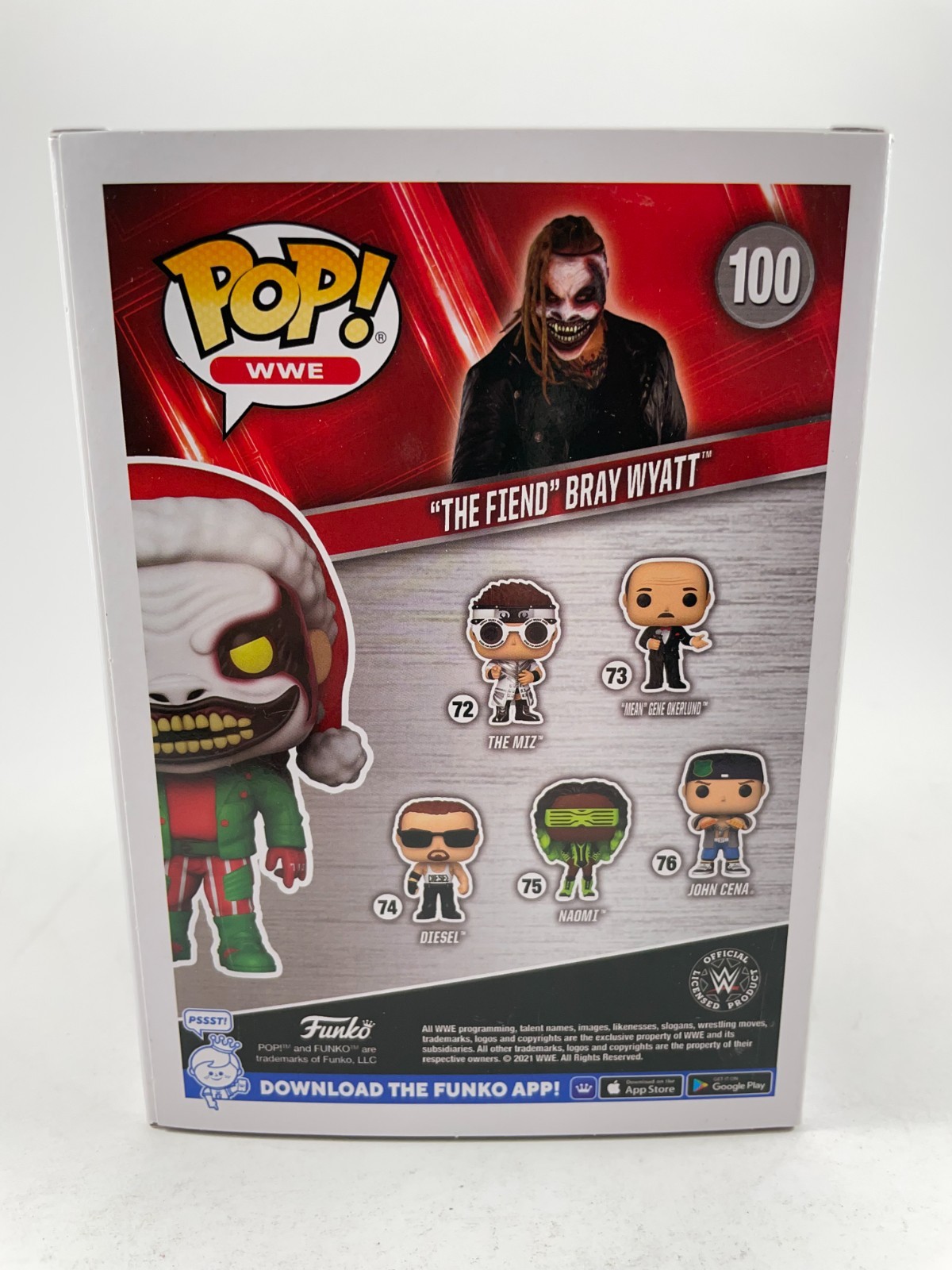 WWE NXT The Fiend Bray Wyatt Signed GITD Funko POP Authentic Autograph JSA COA - Image 4