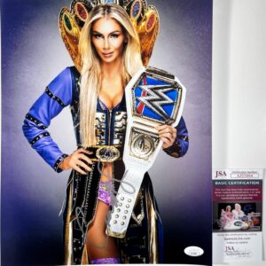WWE NXT The Queen Charlotte Flair Signed 11x14 Photo Authentic Autograph JSA COA