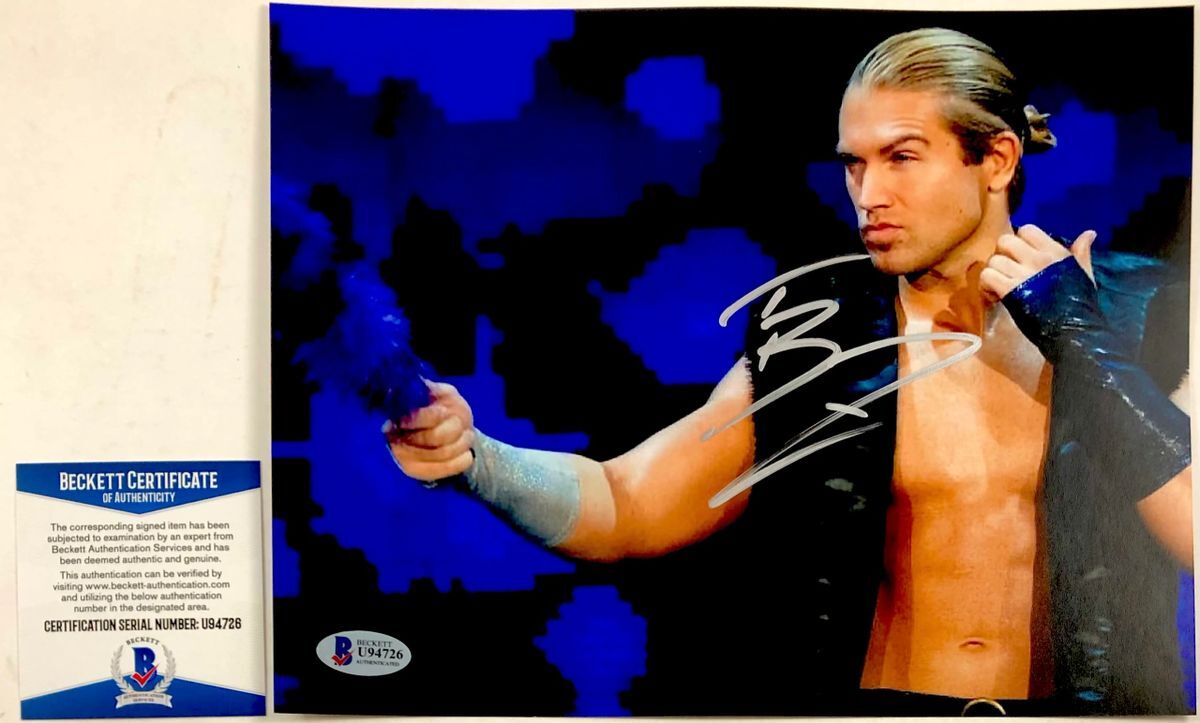 WWE NXT Tyler Breeze Signed 8x10 Photo B Autograph WrestleMania BAS COA
