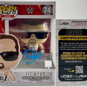 WWE WWF Big Daddy Cool Diesel Signed Funko POP! Vinyl B Autograph JSA COA