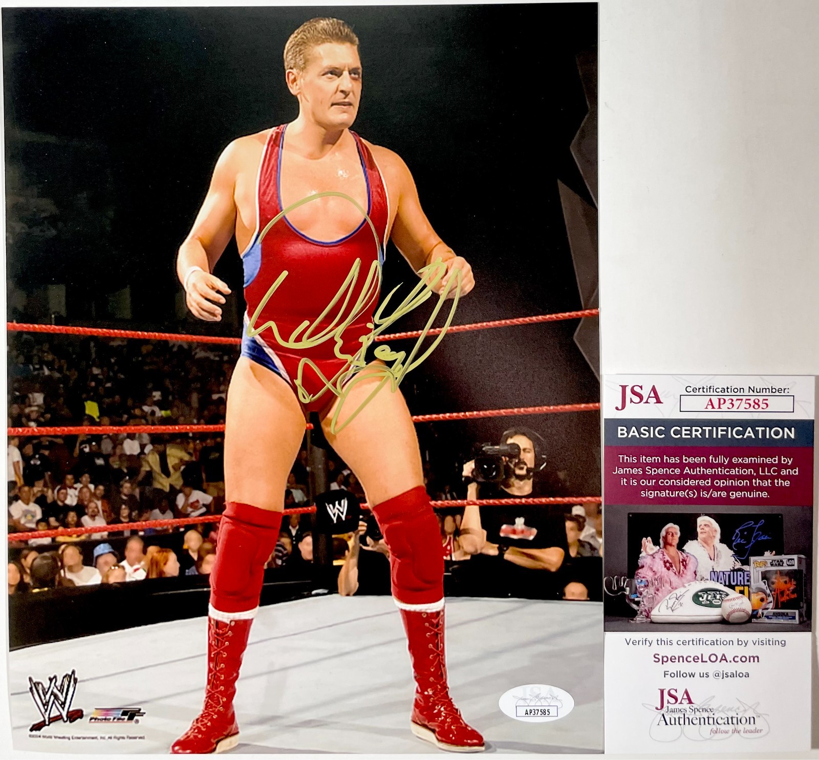 William Regal Signed WWE 8x10 Photo Authentic Autograph WrestleMania NXT JSA COA
