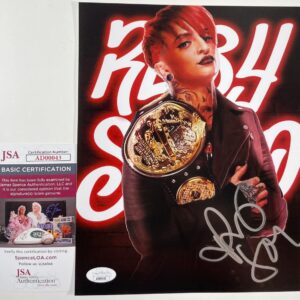 AEW All Elite Wrestling Ruby Soho Signed 8x10 Photo A Ruby Riott WWE JSA COA