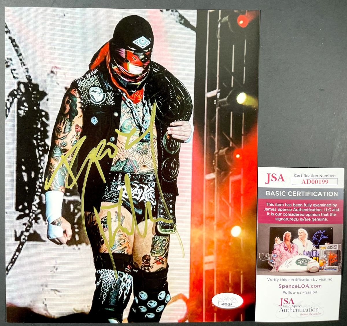 AEW Brody King Signed 8x10 Photo A Autograph House Of Black All Elite JSA COA