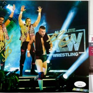 AEW Jericho Appreciation Society Signed 8x10 Photo Authentic Autographs JSA COA