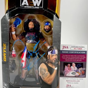 AEW Ortiz Signed All Elite Wrestling Unrivaled Series 4 Figure Autograph JSA COA