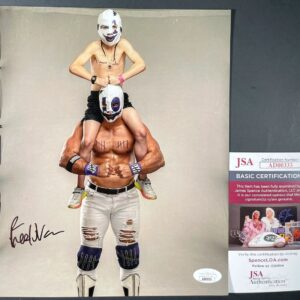 AEW Pres10 Vance Signed All Elite Wrestling 8x10 Photo C Dark Order JSA COA