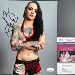 AEW Ruby Soho Signed 8x10 Photo H Autograph WWE Ruby Riott Squad JSA COA