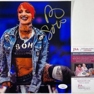 AEW Ruby Soho Signed All Elite Wrestling 8x10 Photo B Ruby Riott WWE JSA COA