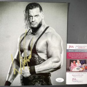 AEW Wardlow Signed All Elite Wrestling 8x10 Photo A Autograph JSA COA