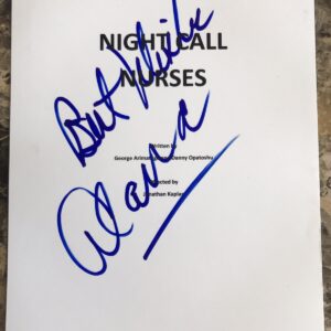 Alana Stewart Signed Night Call Nurses Movie Script Cover Autograph
