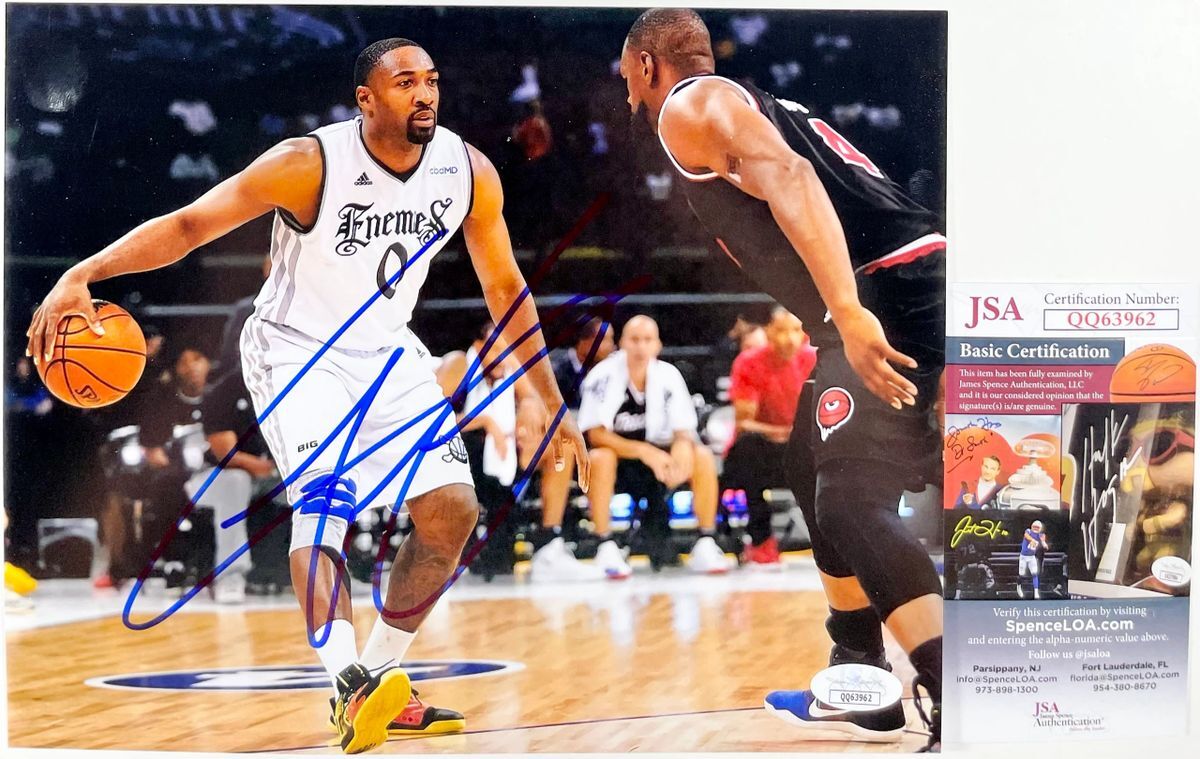 BIG3 Gilbert Arenas Signed Enemies 8x10 Photo Autograph NBA JSA COA