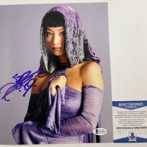 Bai Ling Signed Star Wars Seantor Bana Breemu 8x10 Photo B Autograph BAS COA
